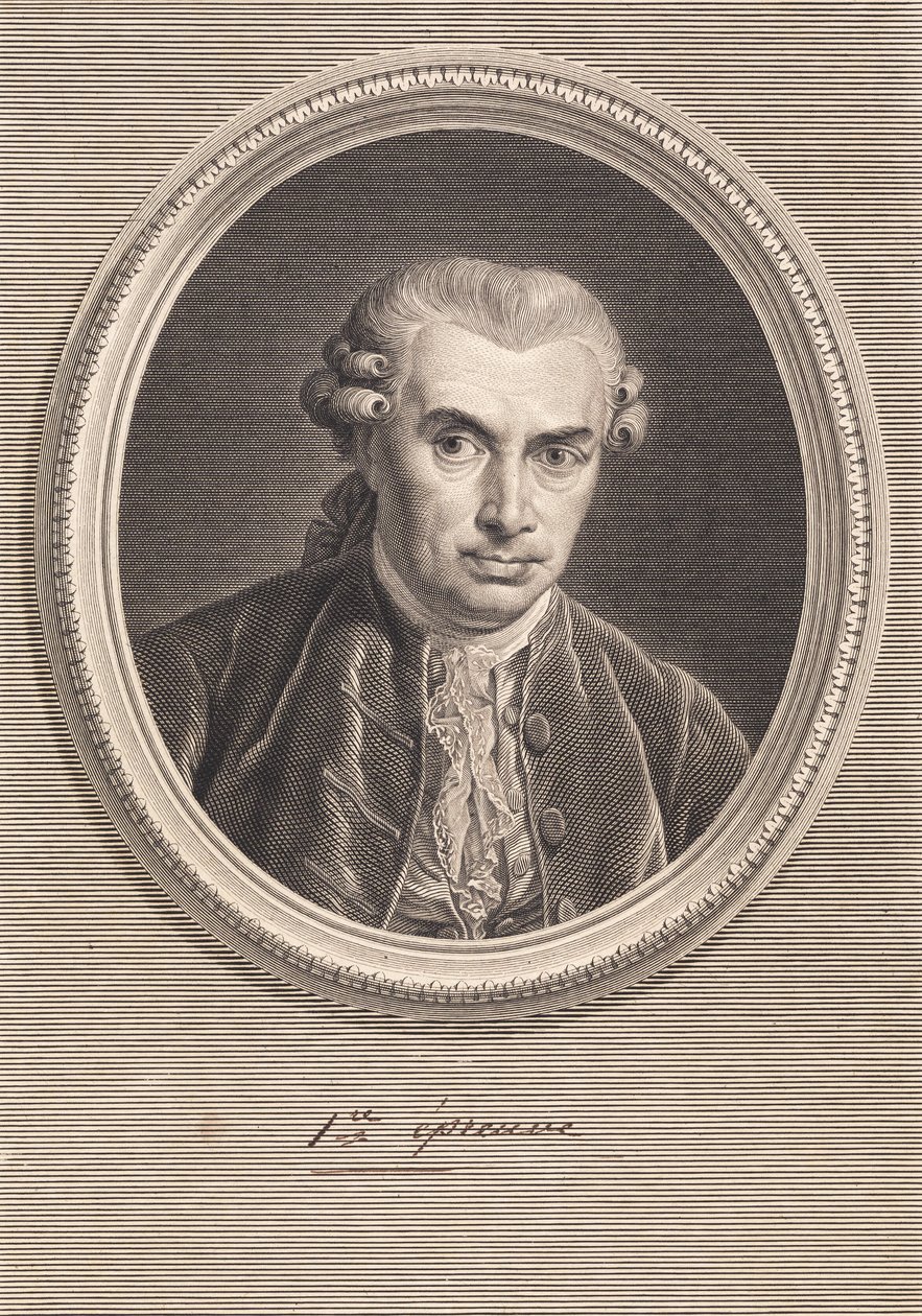 Ritratto del dottor Johan von Berger da J.F. Clemens