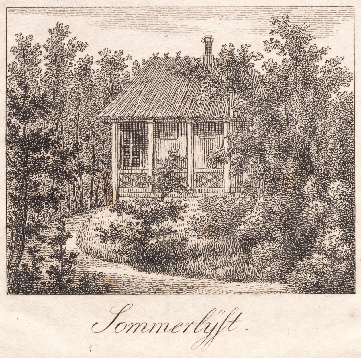 Giardino di Sanderumgaard da J.F. Clemens