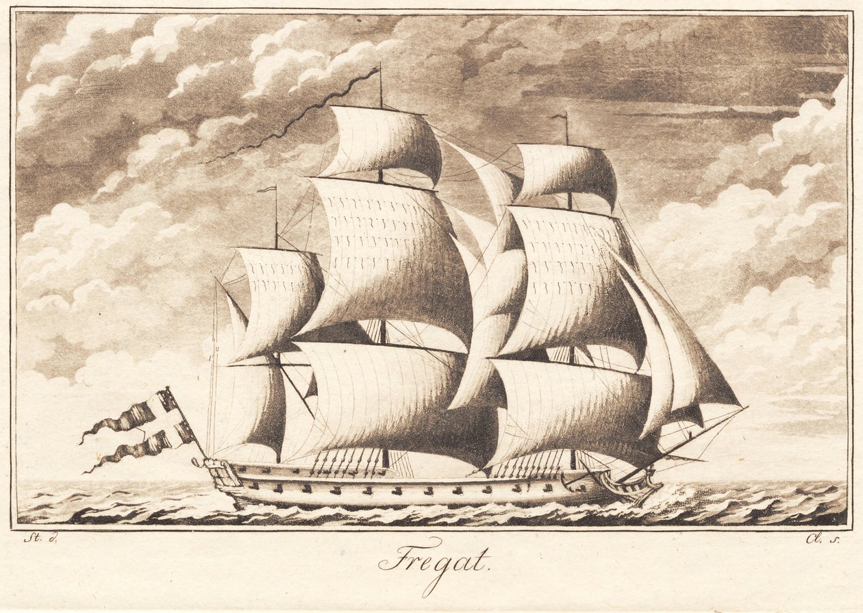 Suite di navi. Fregata da J.F. Clemens