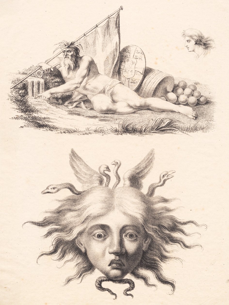 Øresund. Testa di Medusa da J.F. Clemens