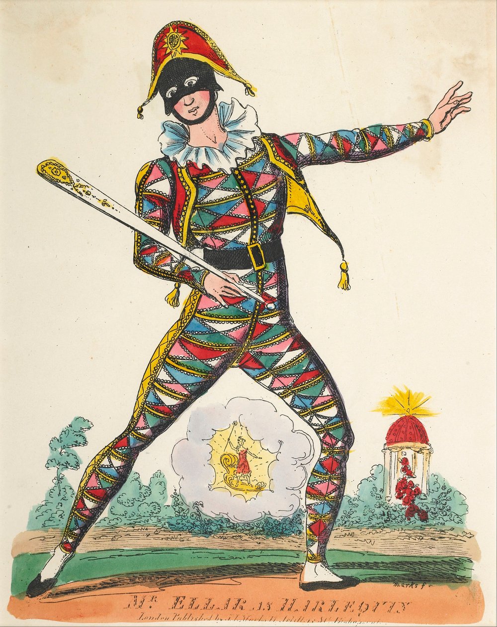Mr Ellar come Arlecchino da J.L. Marks