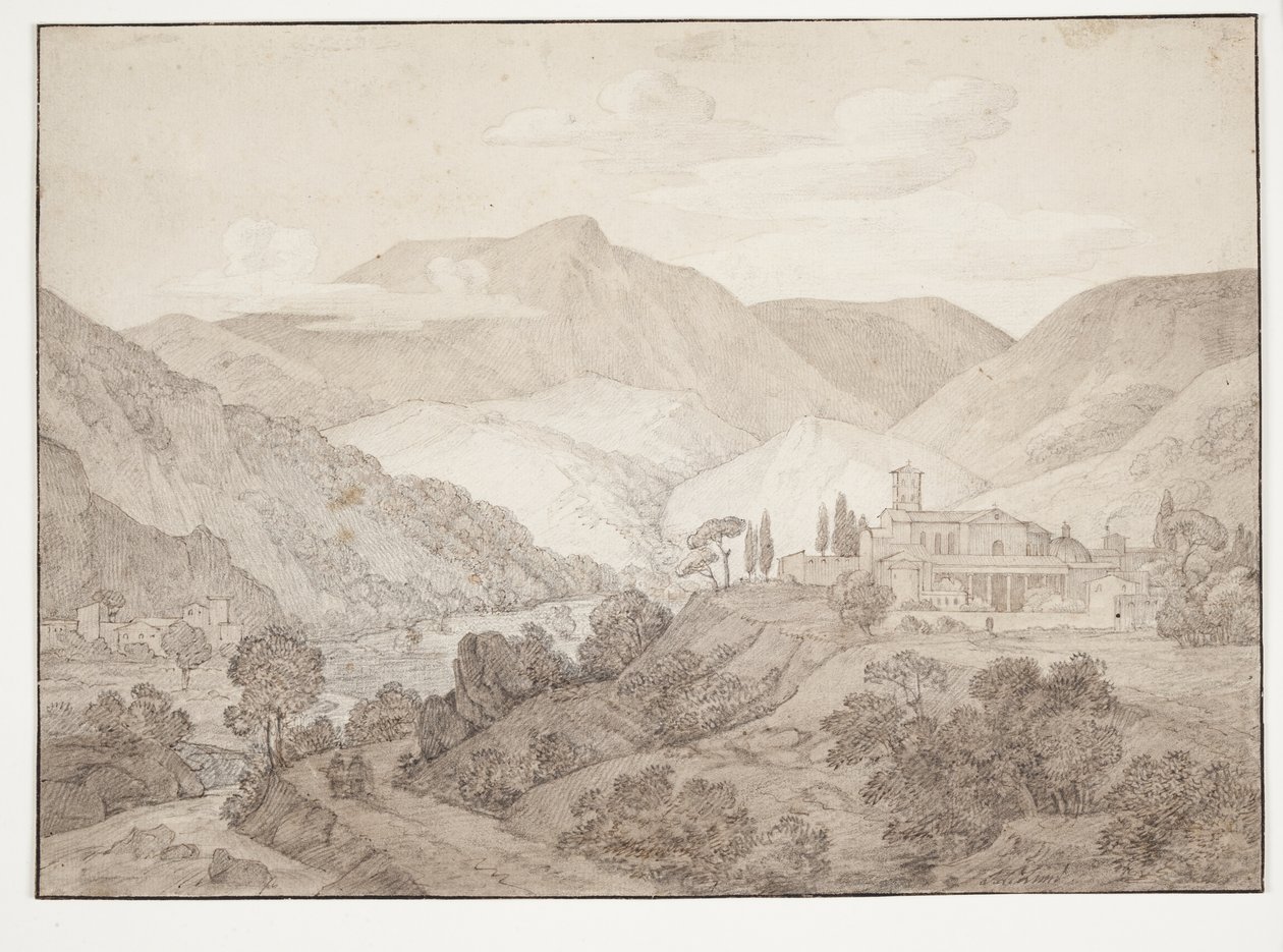 Monastero dei Cappuccini a Spoleto da J.L. Lund