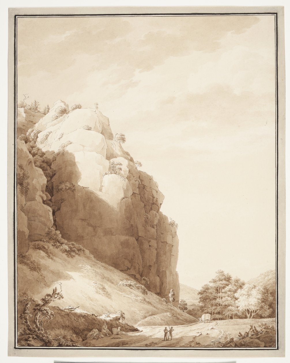 Parte della Svizzera sassone da J.L. Lund