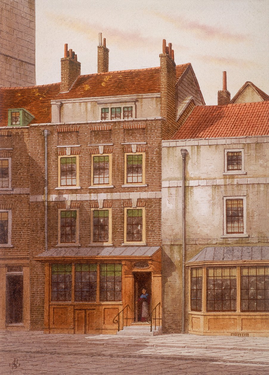 Plough Court, Lombard Street, Londra, c1870 da JL Stewart