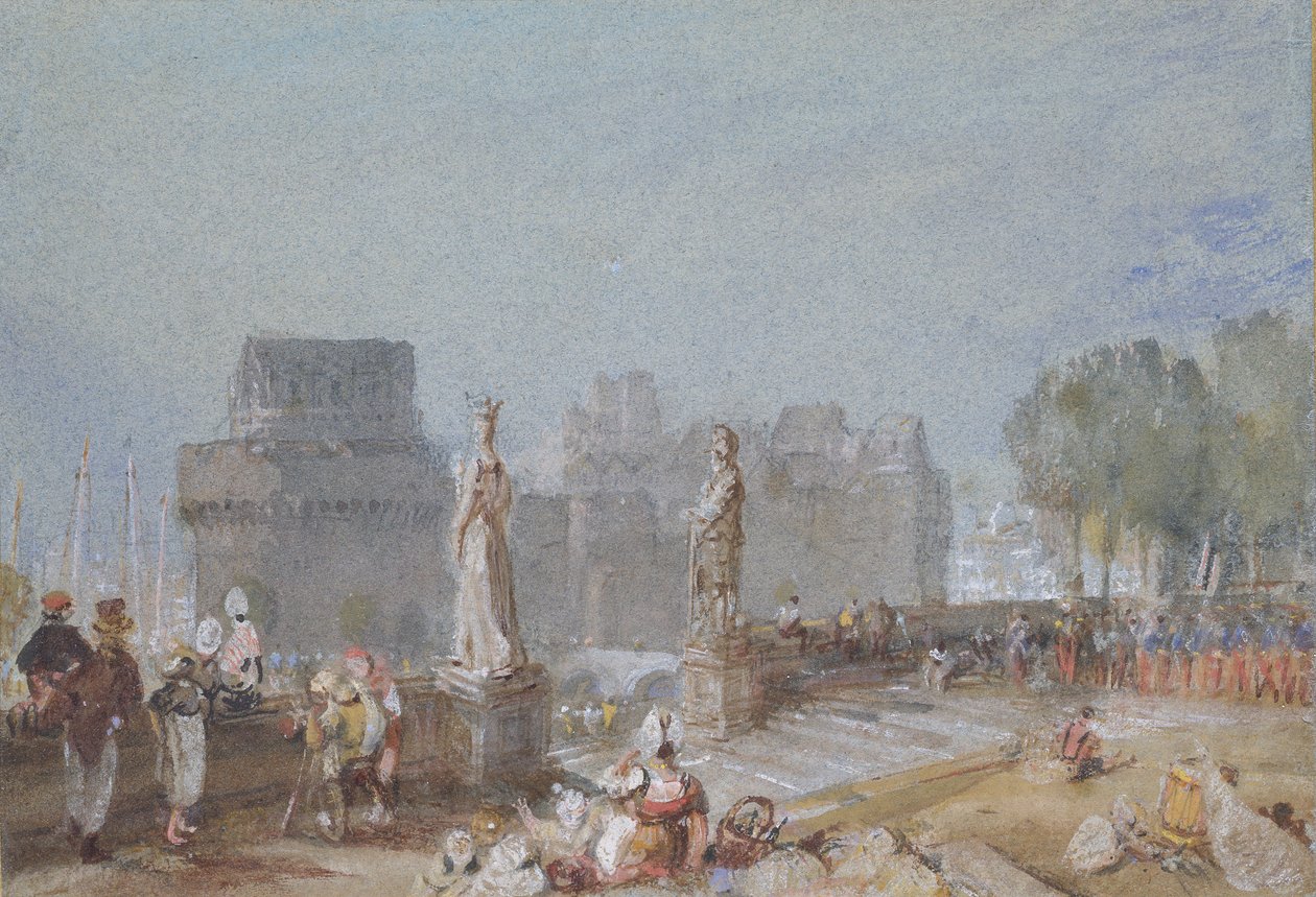 Castello di Nantes, c. 1830 da Joseph Mallord William Turner