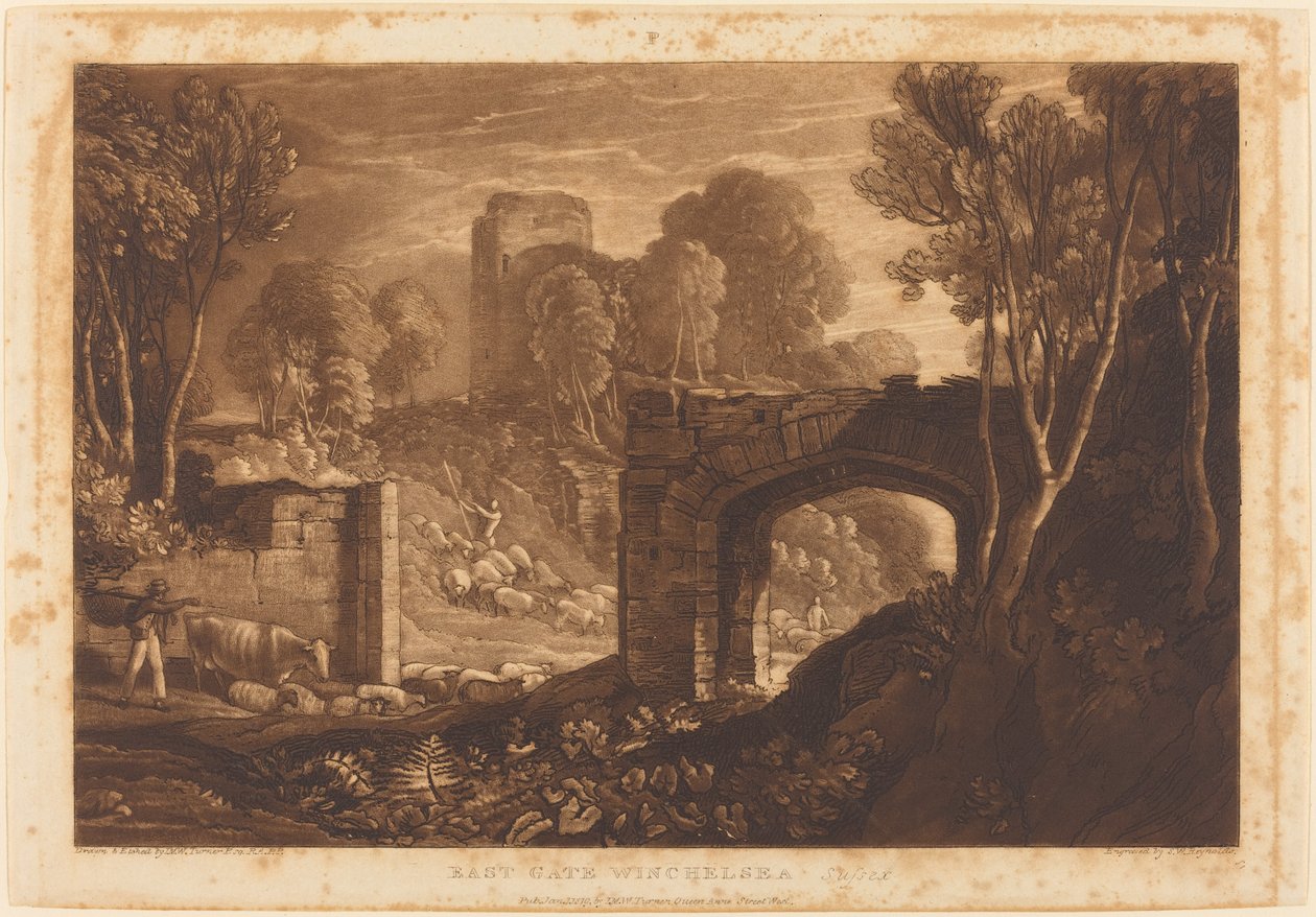 Porta Est, Winchelsea da Joseph Mallord William Turner