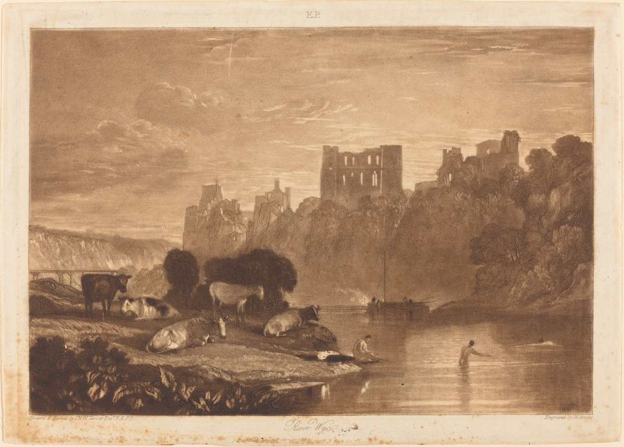 Fiume Wye, pubblicato 1812 da Joseph Mallord William Turner