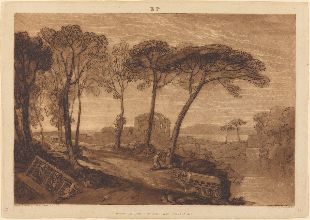 Il tempio di Minerva Medica da Joseph Mallord William Turner
