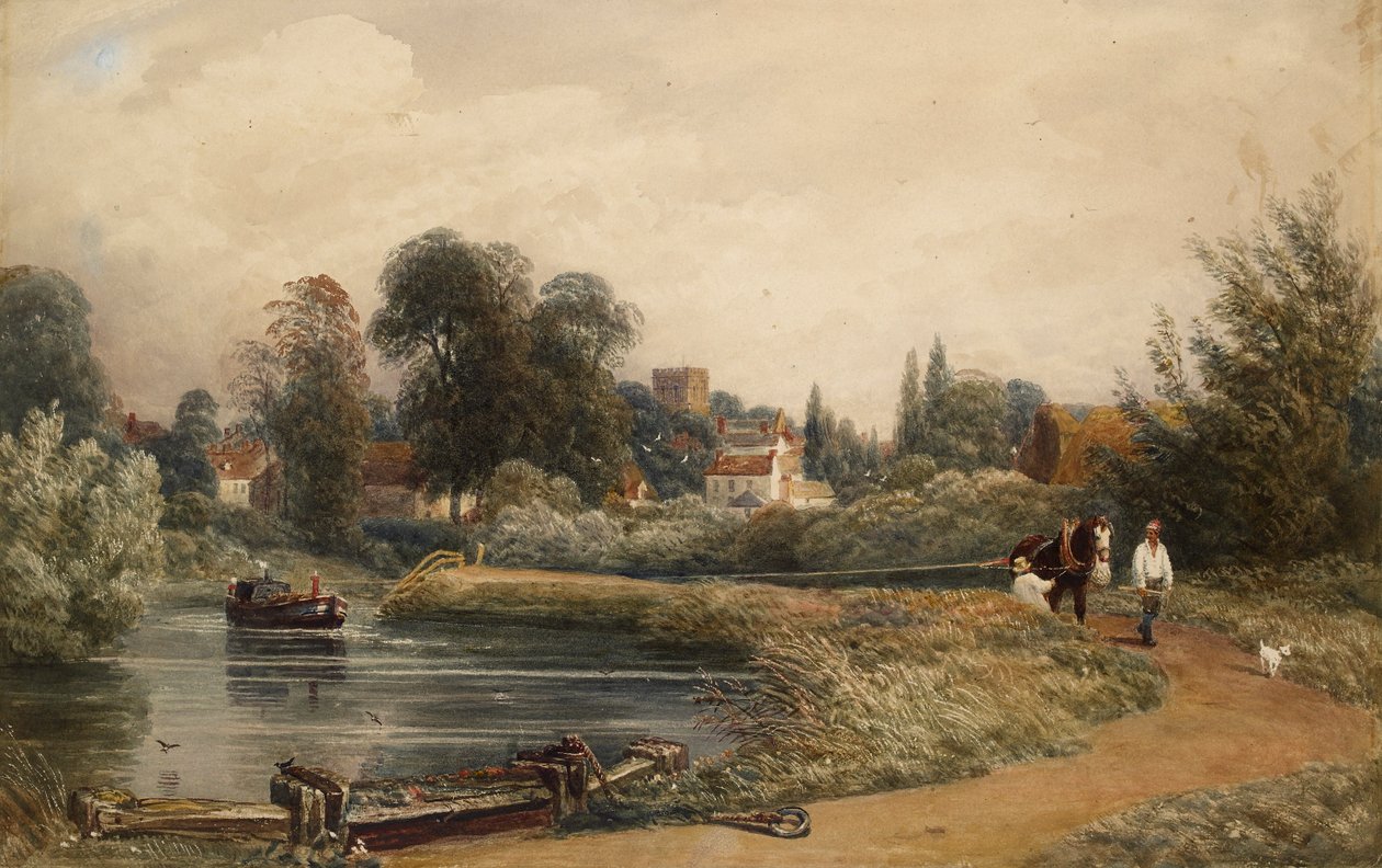 Veduta di Iffley dal fiume, 1841 da Joseph Mallord William Turner