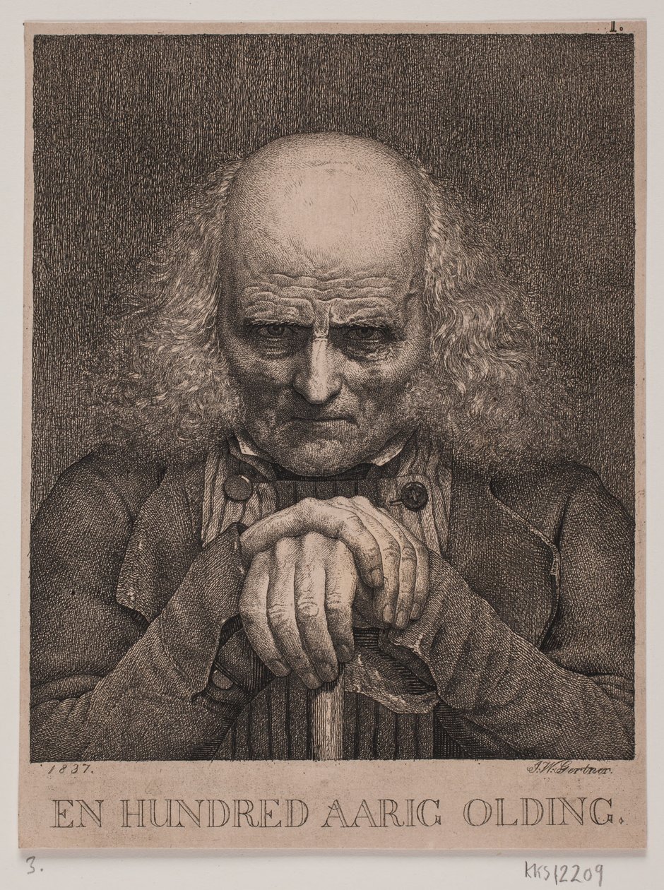 Un vecchio centenario da J.V. Gertner