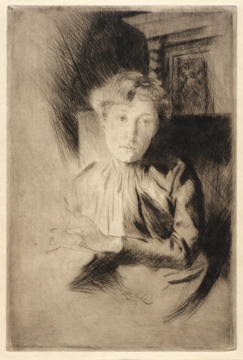 A lume di candela da J. Alden Weir