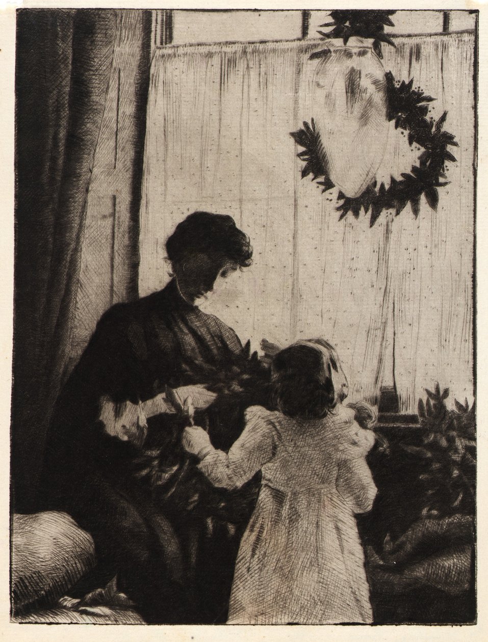 Verdi di Natale da J. Alden Weir