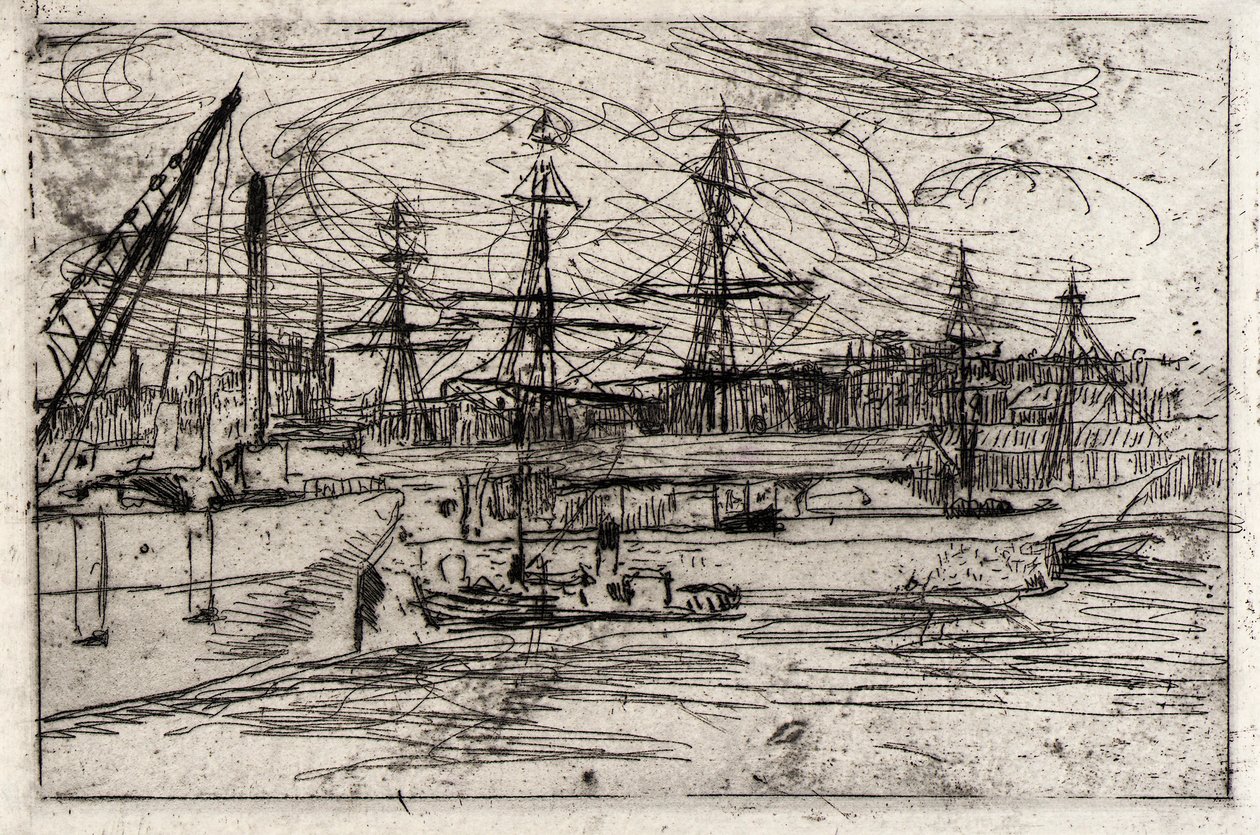 Bacini di Liverpool da J. Alden Weir