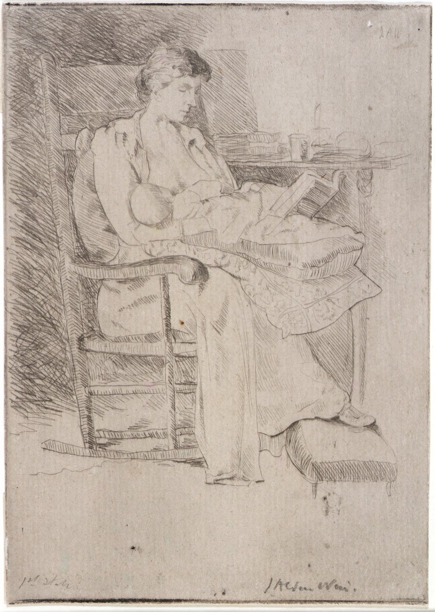 Madre e figlio n. 2 da J. Alden Weir