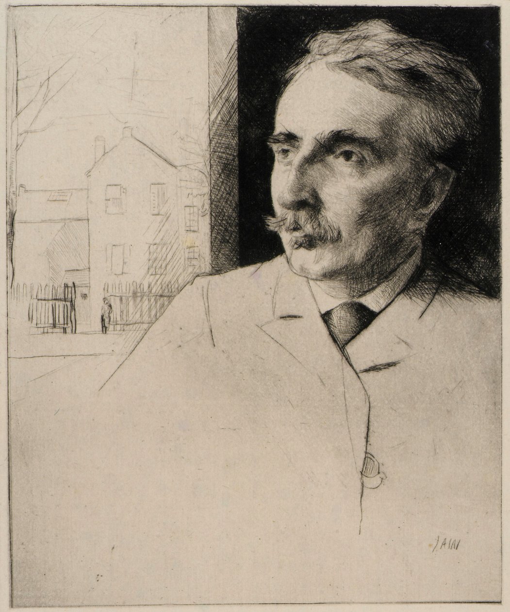 Ritratto di John F. Weir da J. Alden Weir