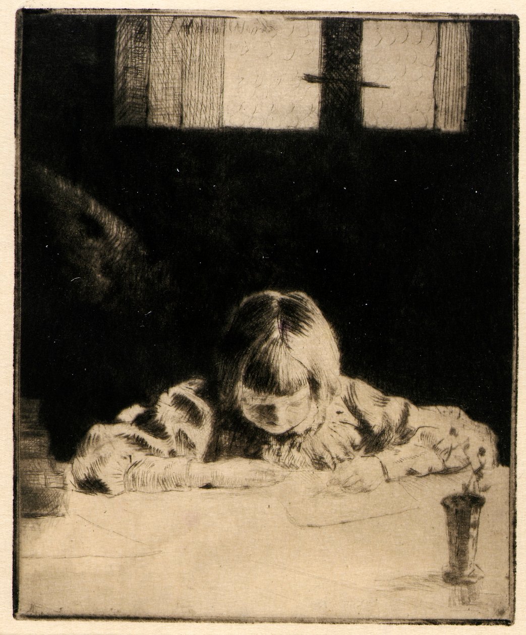 Il piccolo studente da J. Alden Weir