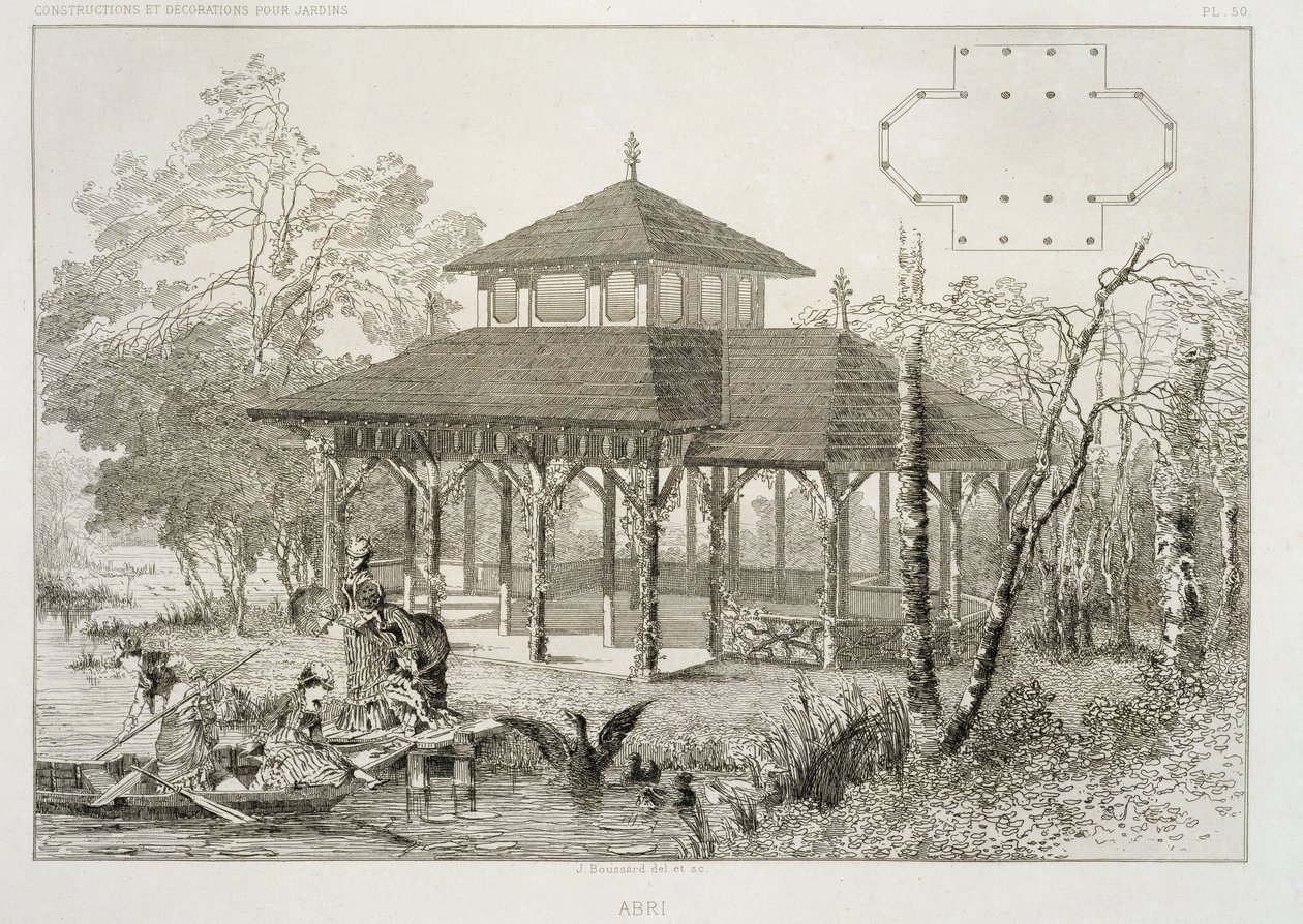 Abri, c.1880 da J. Boussard