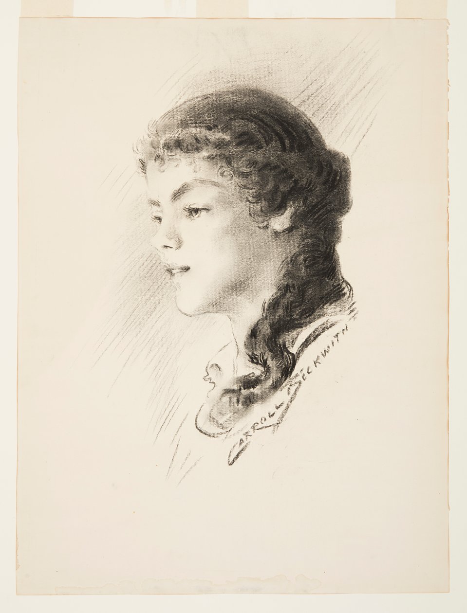 Ritratto, forse Elizabeth Vail da J. Carroll Beckwith