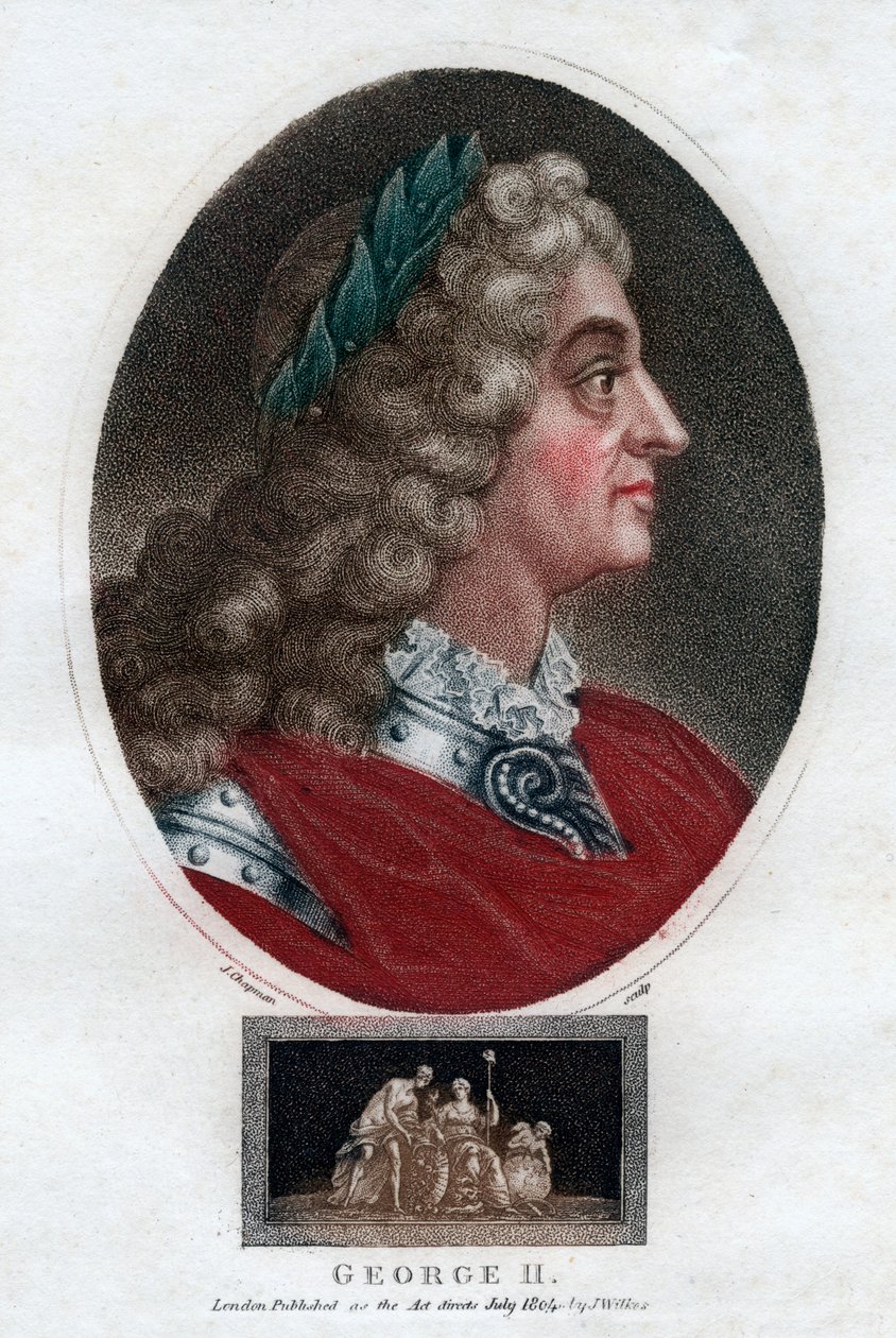 Giorgio II di Gran Bretagna da J. Chapman