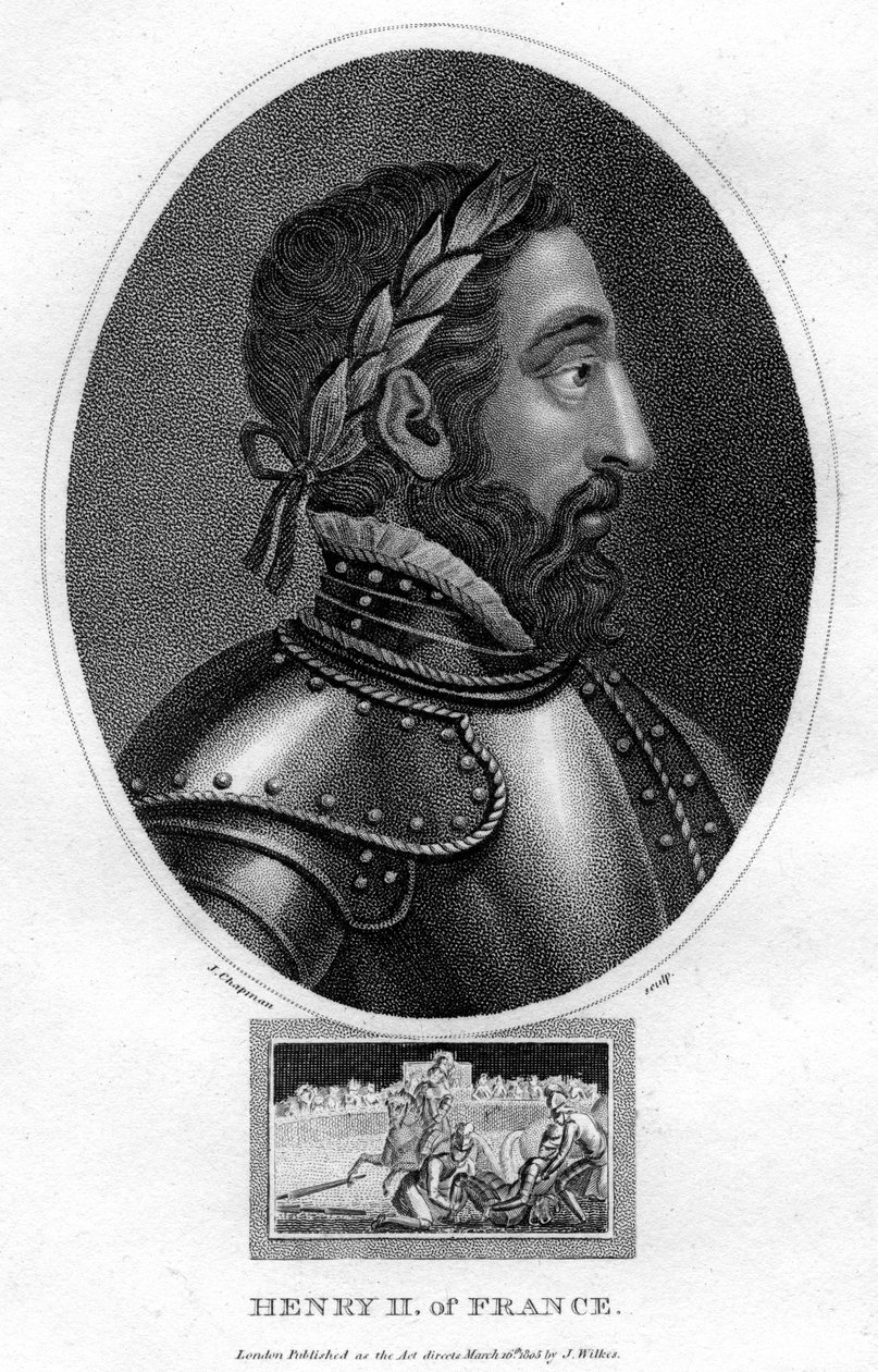 Enrico II, Re di Francia da J. Chapman