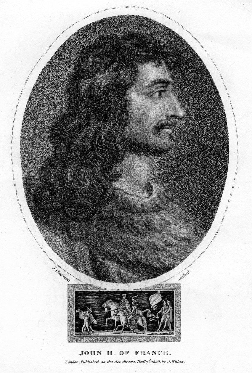 Giovanni II, Re di Francia, 1805 da J. Chapman
