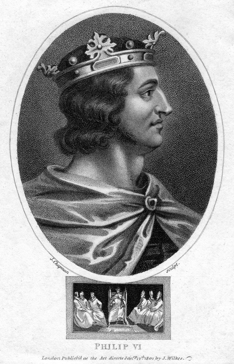 Filippo VI di Francia, 1801 da J. Chapman