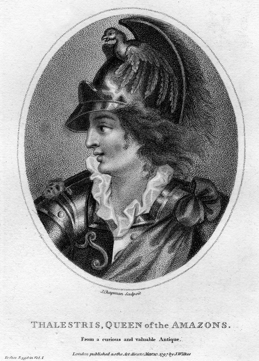 Talestri, mitica Regina delle Amazzoni, 1797 da J. Chapman