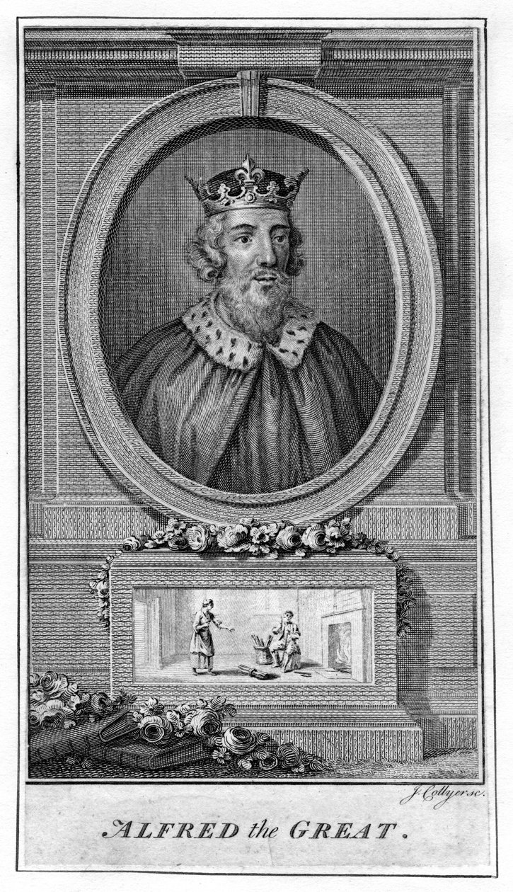 Alfredo il Grande, XVIII secolo da J. Collyer
