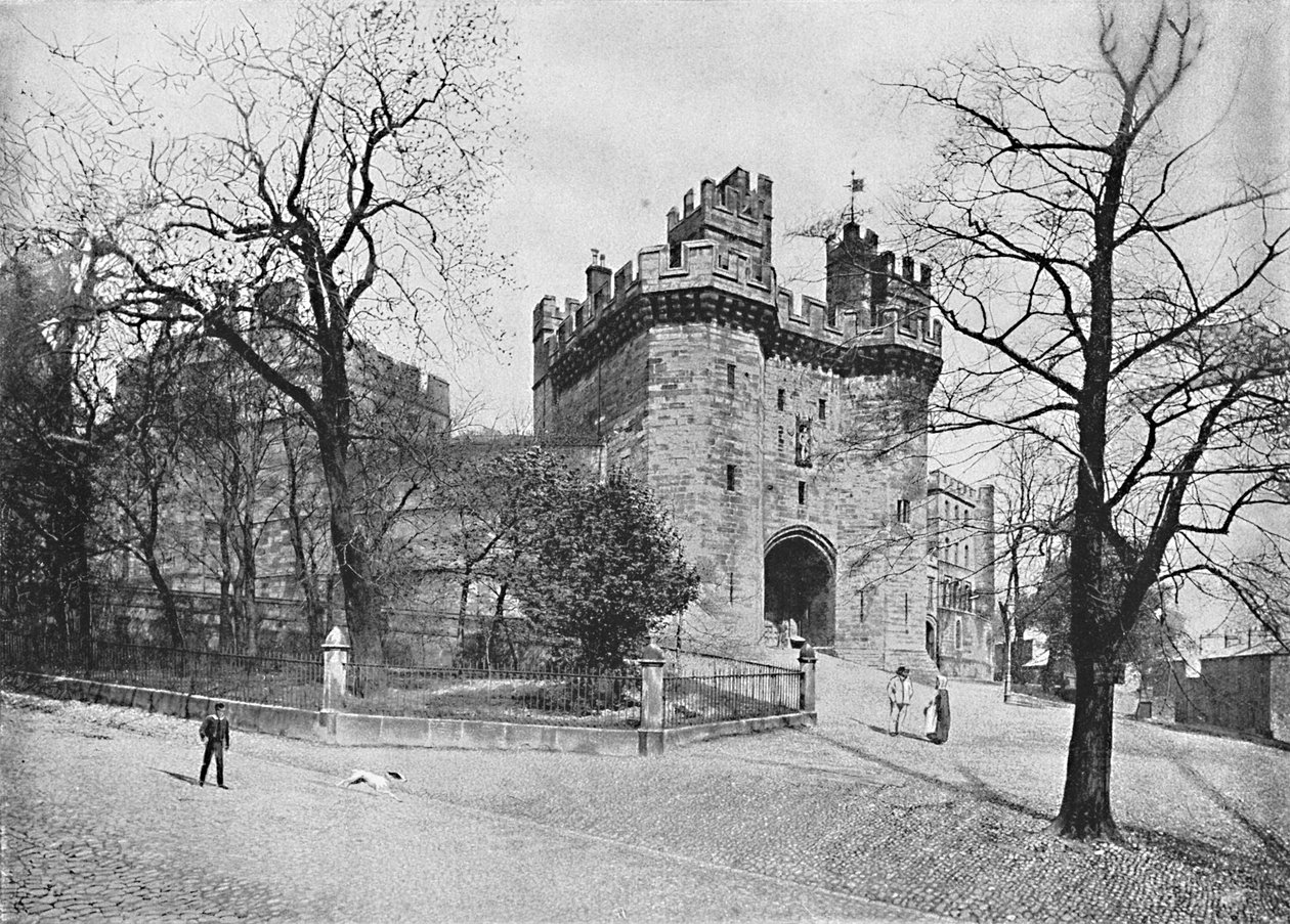 Castello di Lancaster: Torre di Giovanni di Gaunt, c1896 da J. Davis