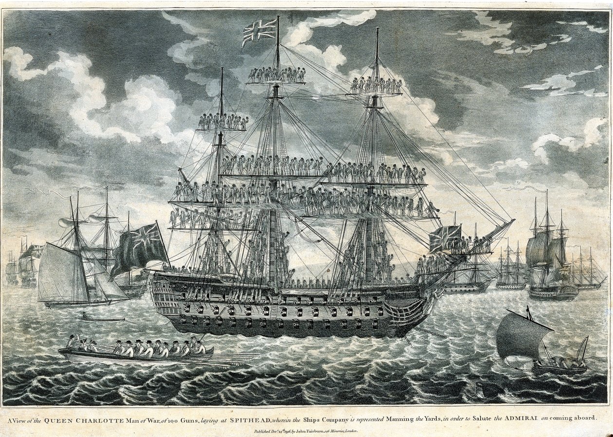 Vista della nave da guerra 