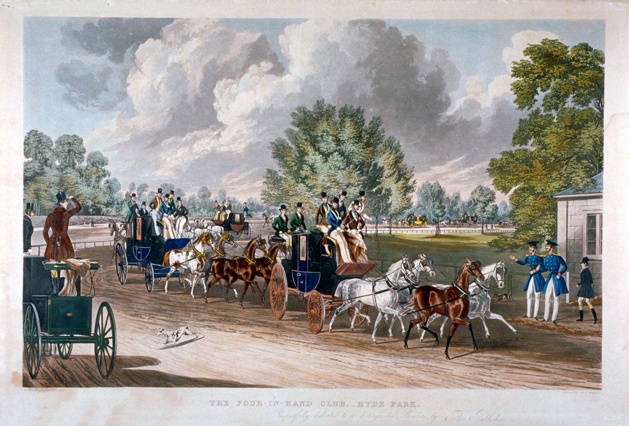 Il Four-in-Hand Club, Hyde Park, Londra da J Harris