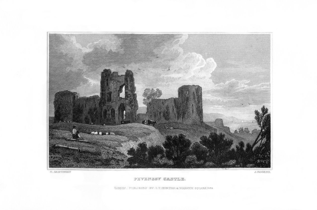 Castello di Pevensey, Pevensey, East Sussex da J. Rogers