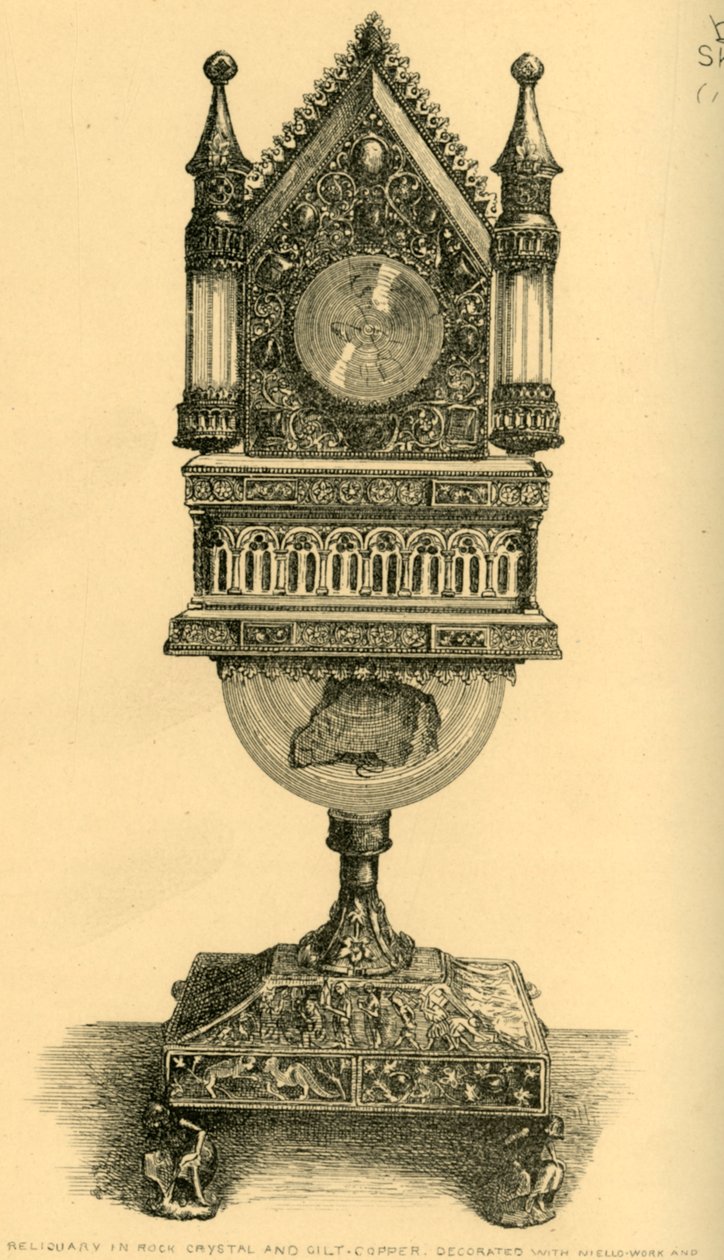 Reliquiario, inizio XIII secolo, 1881 da J. S. Goepel