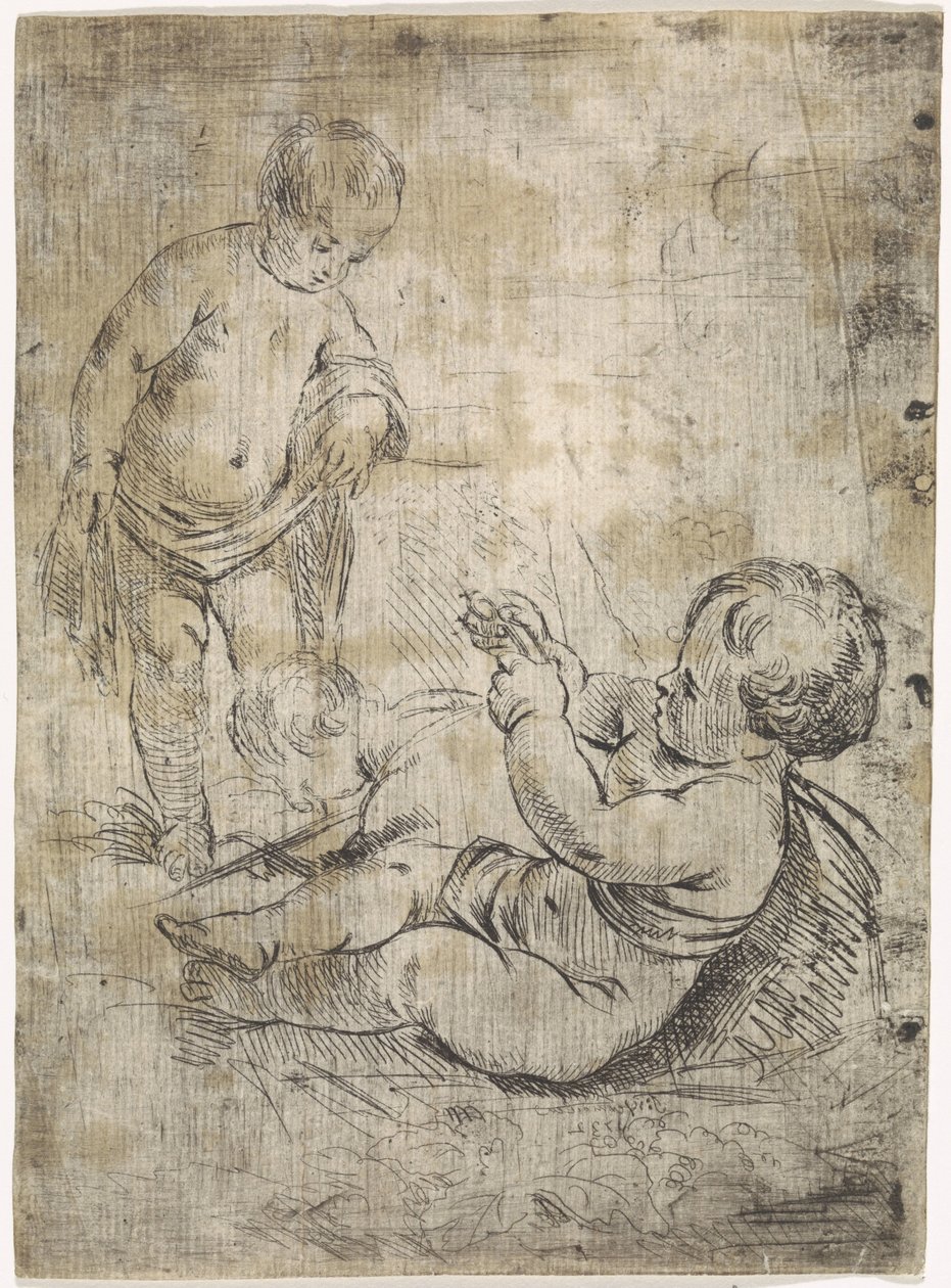 Bambini che giocano da J. Vermeulen