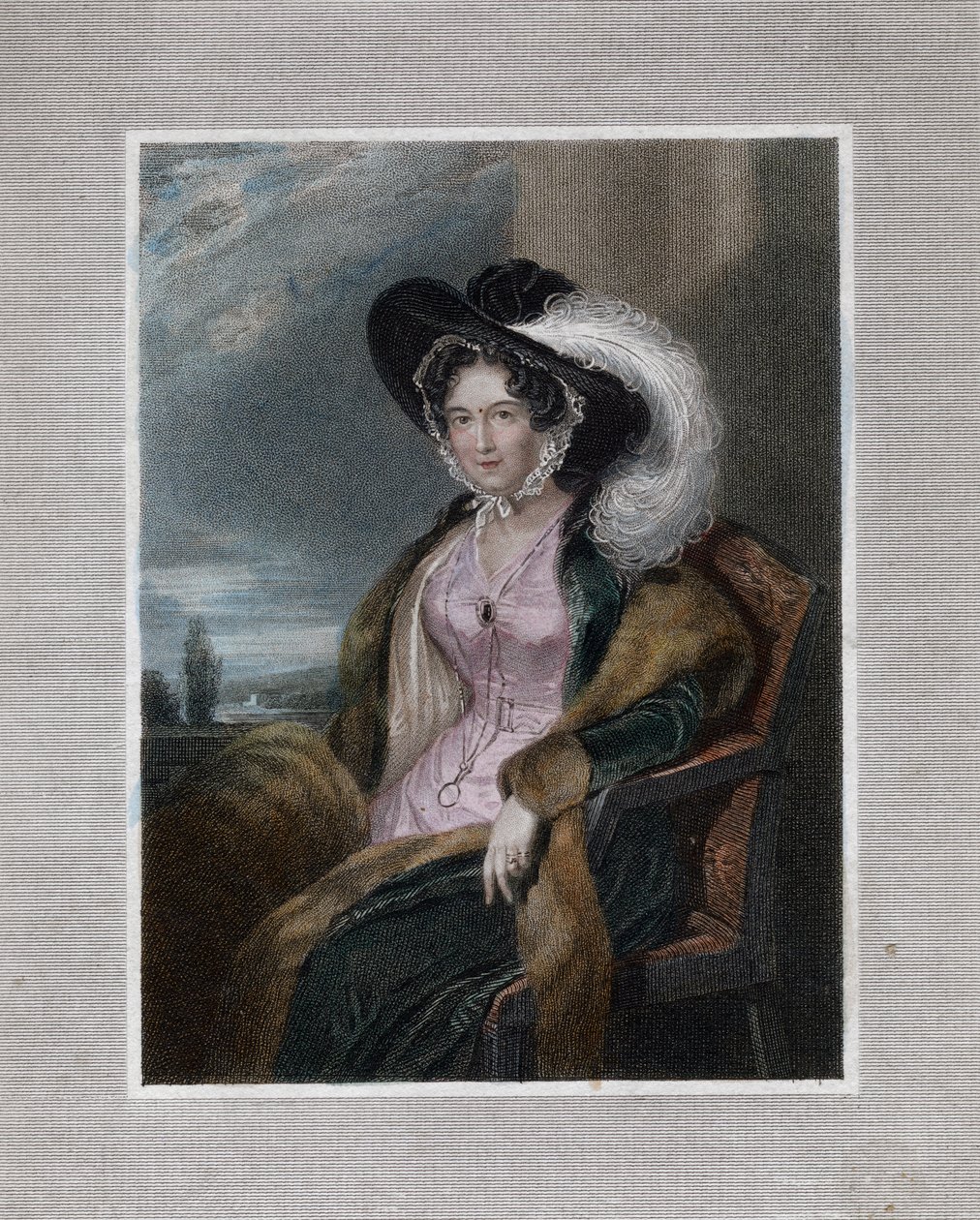 Mary Elizabeth, Baronessa di Clifford, 1828 da J Wright