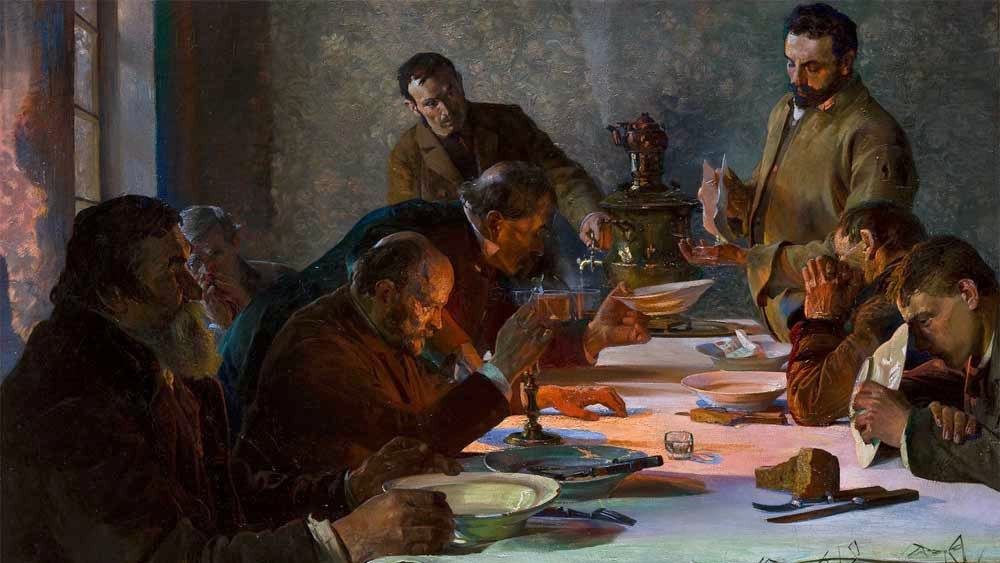Vigilia di Natale in Siberia da Jacek Malczewski