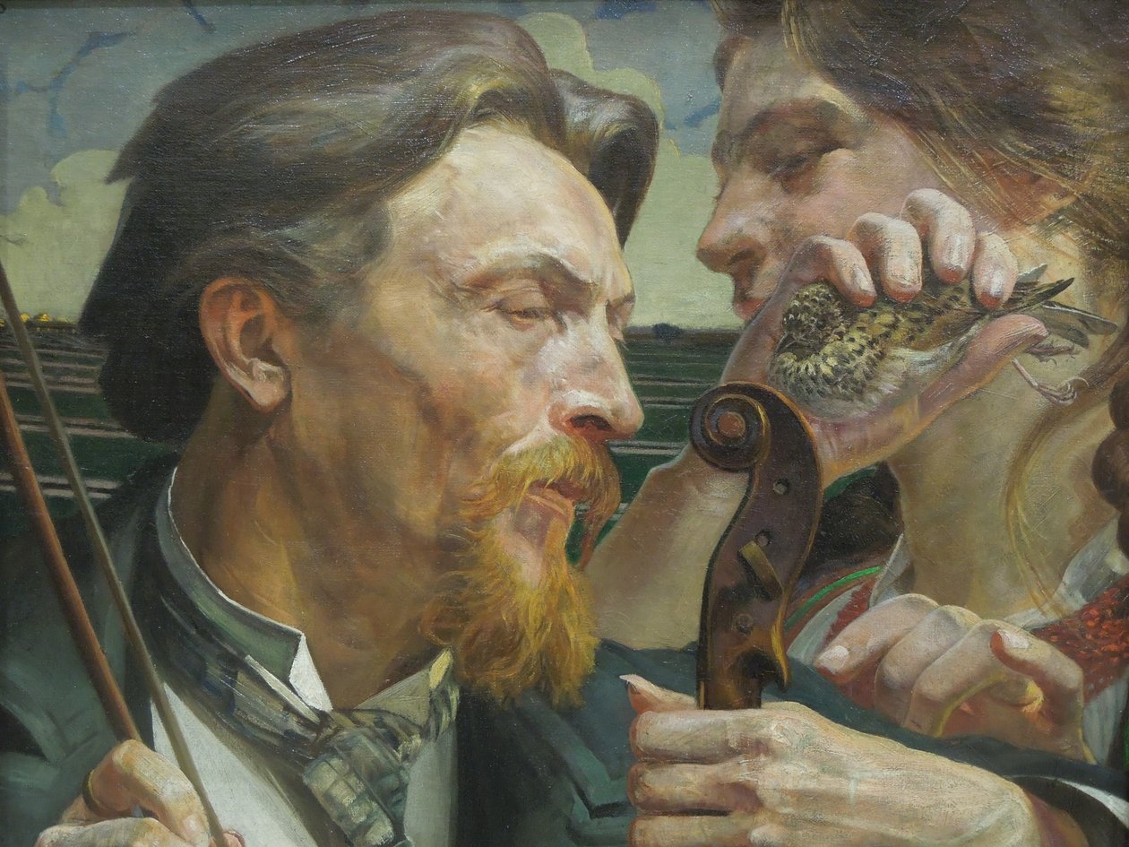 Ritratto del Pittore Antoni Zembaczyński da Jacek Malczewski