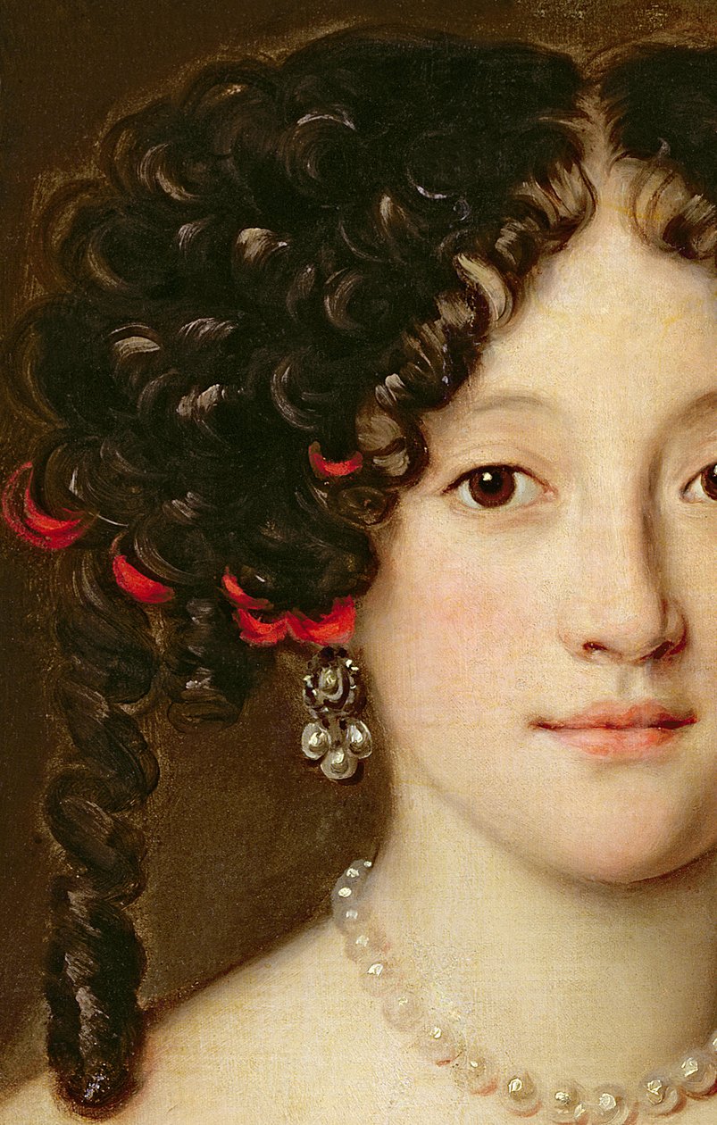 Ritratto di una donna (dettaglio) da Jacob Ferdinand Voet