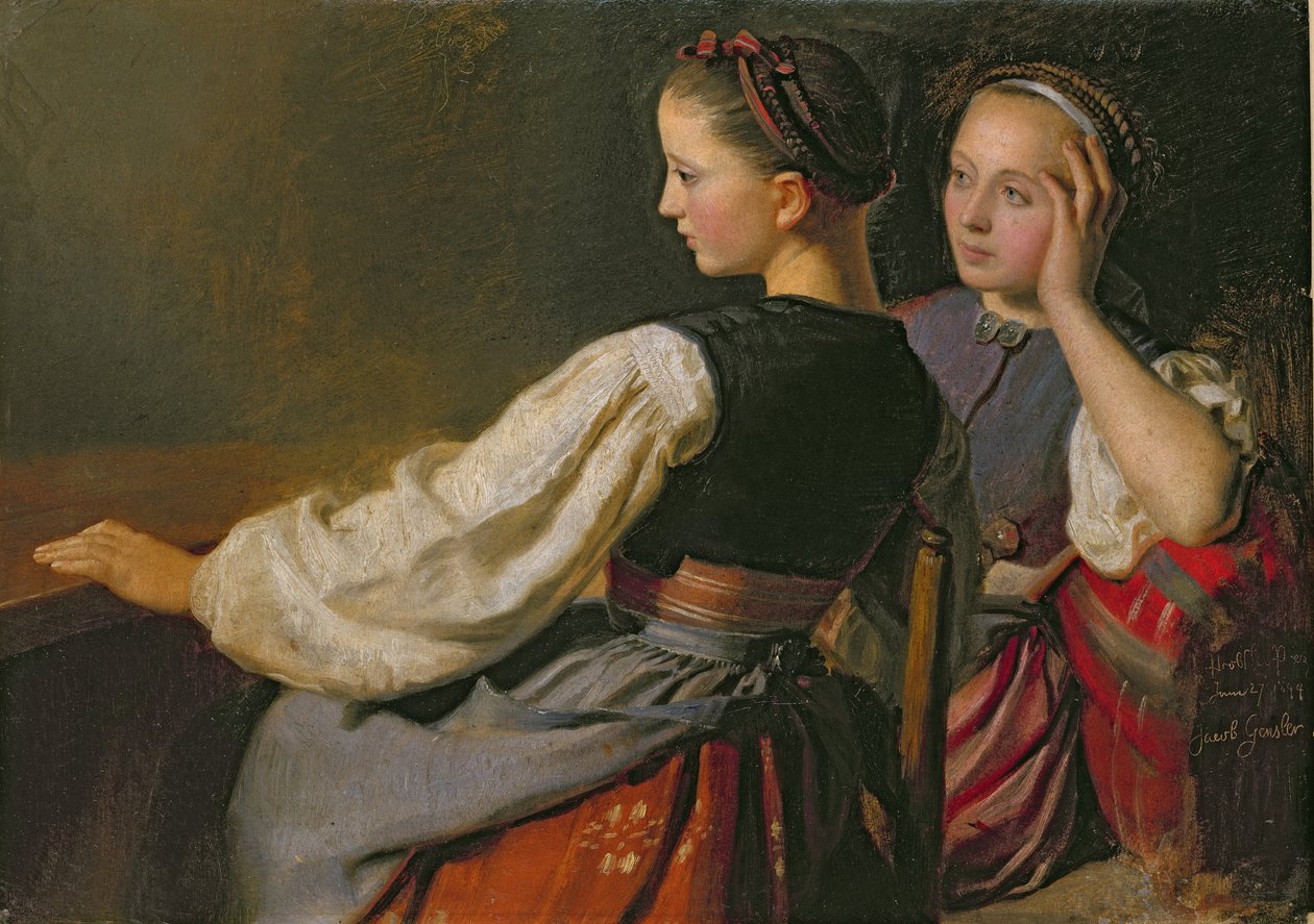 Una ragazza di Probsteier, 1844 da Jacob Gensler