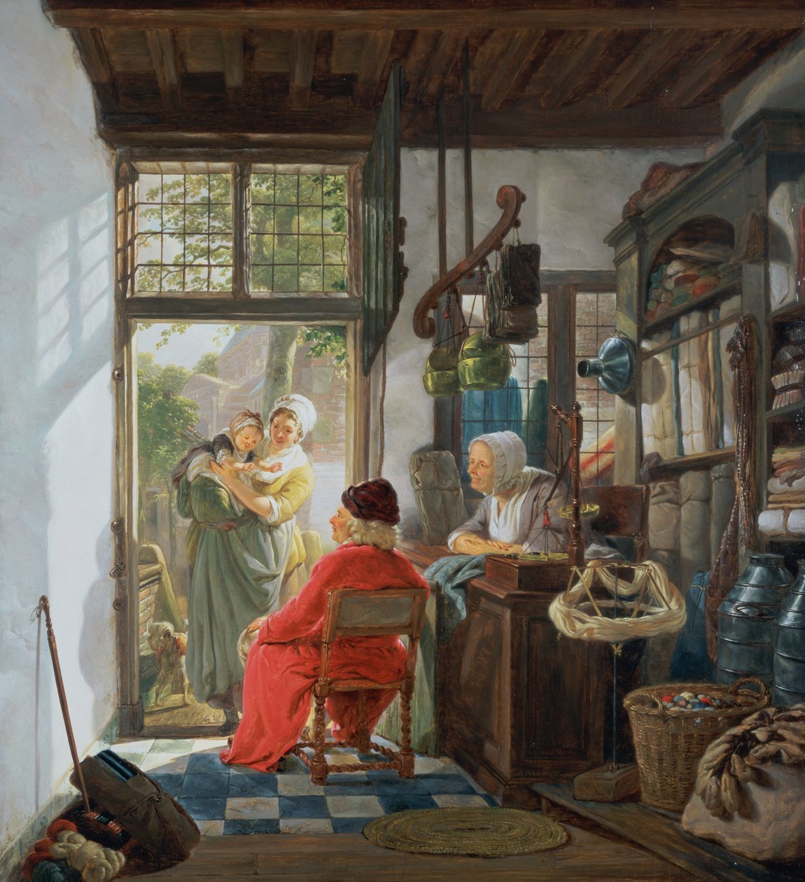 Il negozio di tessuti da Jacob Van Stry