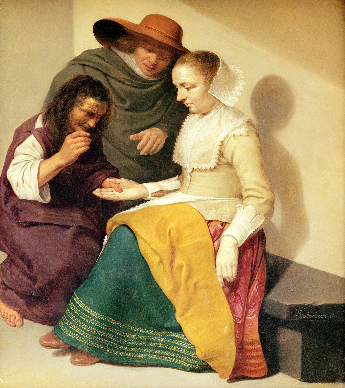 La chiromante da Jacob van Velsen