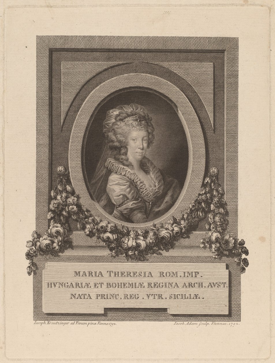 Maria Teresa, Imperatrice del Sacro Romano Impero da Jacob Adam