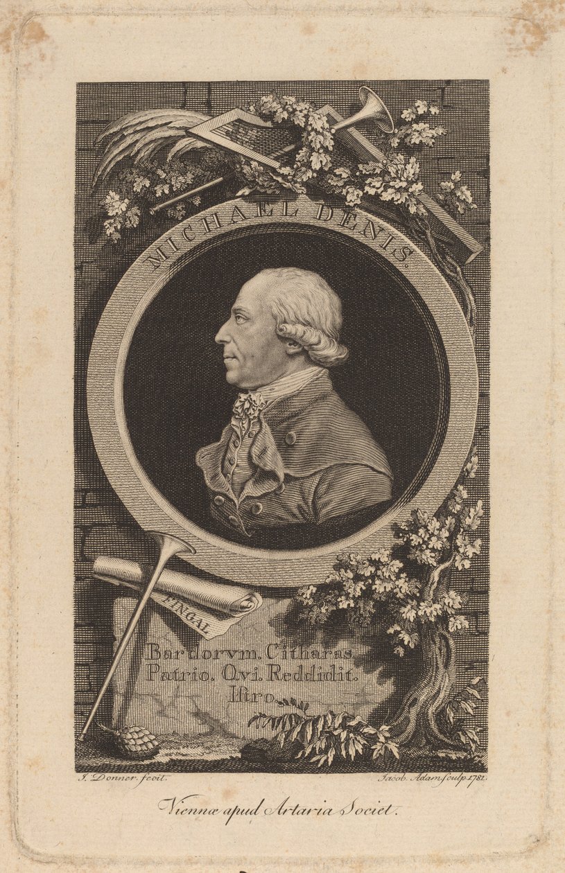 Johann-Michael Denis da Jacob Adam after Johann Donner