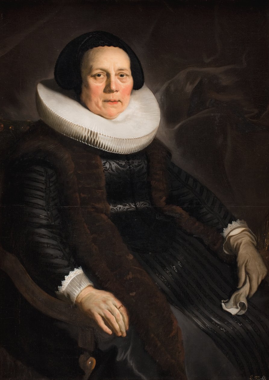 Ritratto di una Donna da Jacob Adriaensz Backer