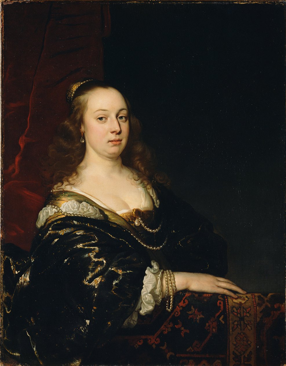 Ritratto di donna da Jacob Adriaensz Backer