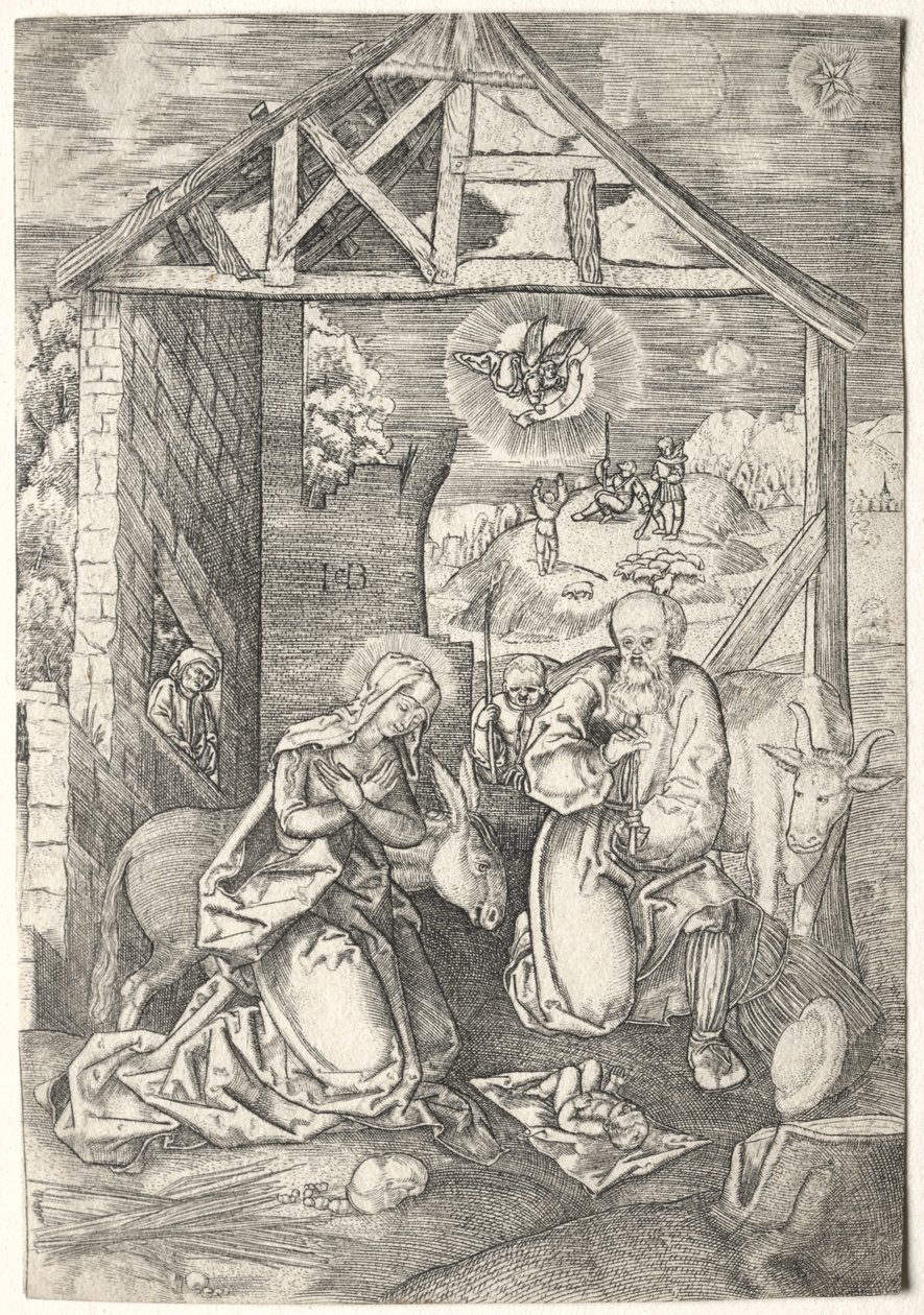 La natività da Jacob Binck