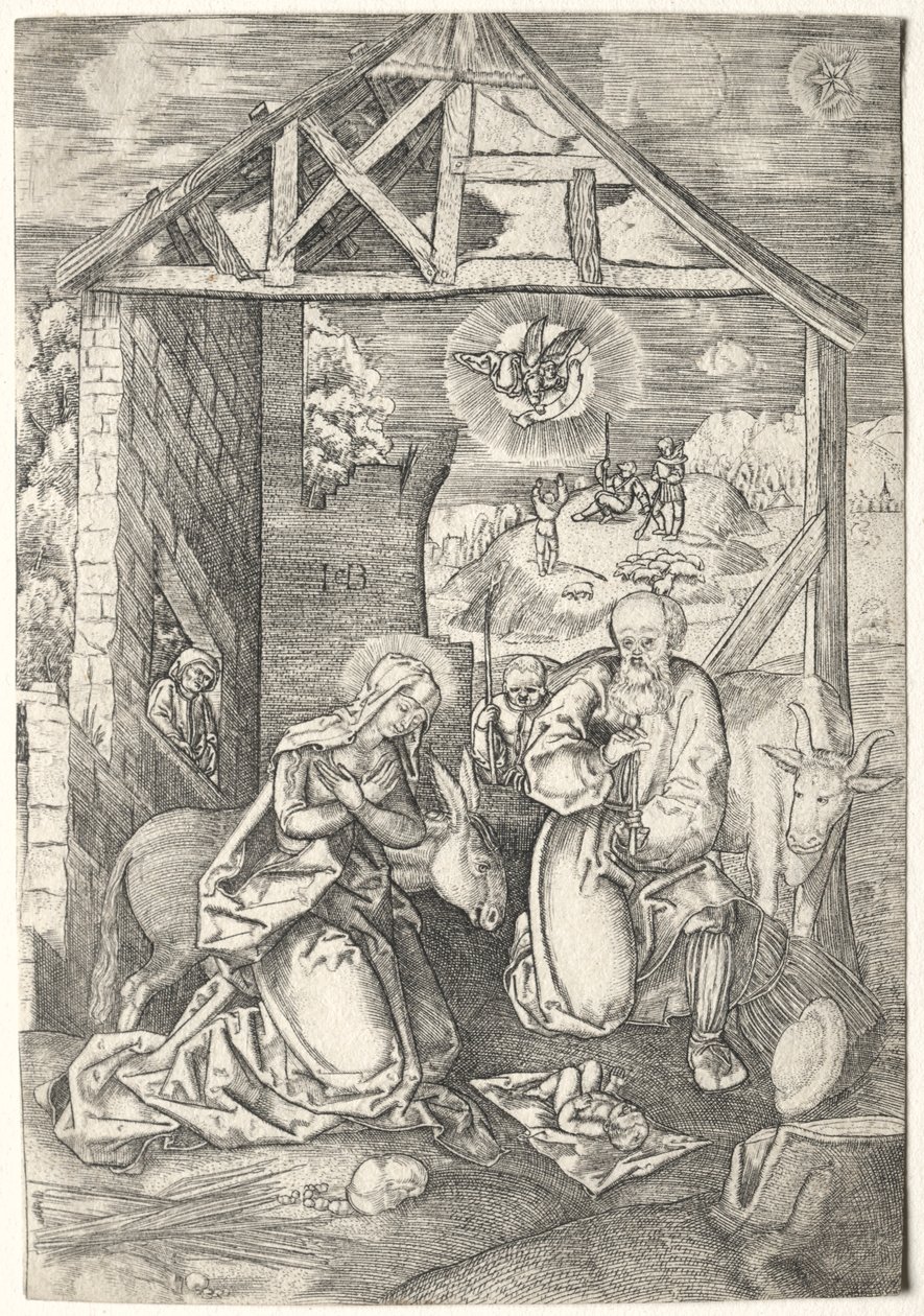 La natività da Jacob Binck