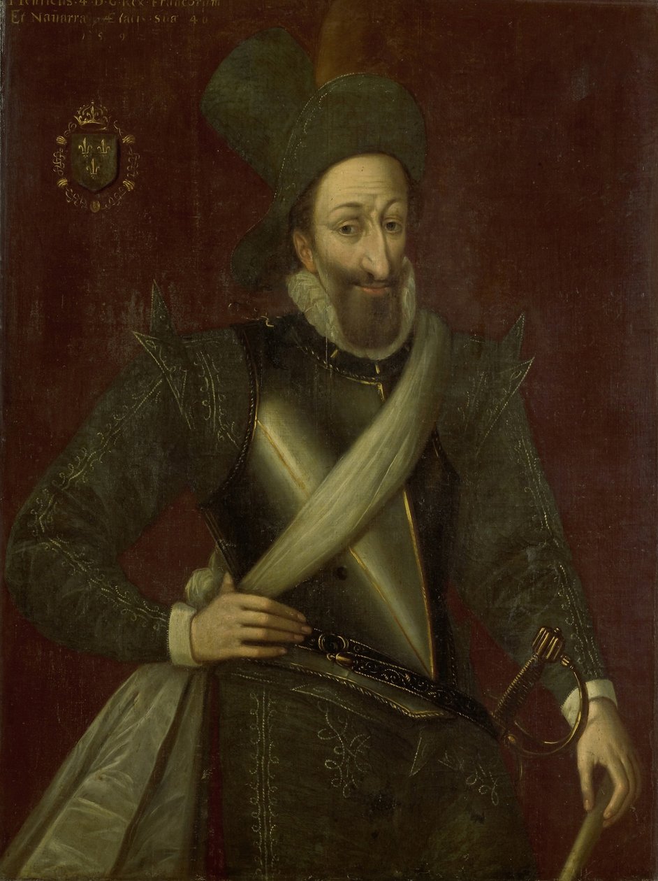 Re Enrico IV di Francia, 1592 da Jacob Bunel