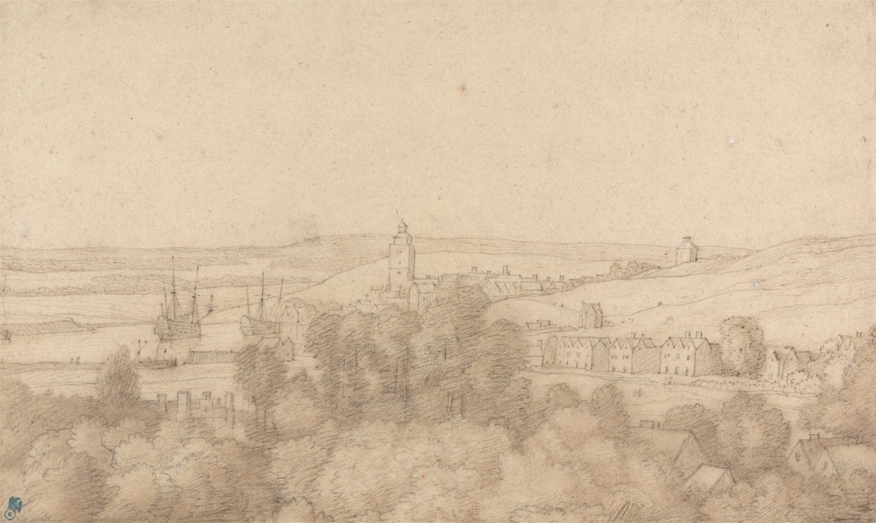 Veduta di Chatham da Ovest da Jacob Esselens
