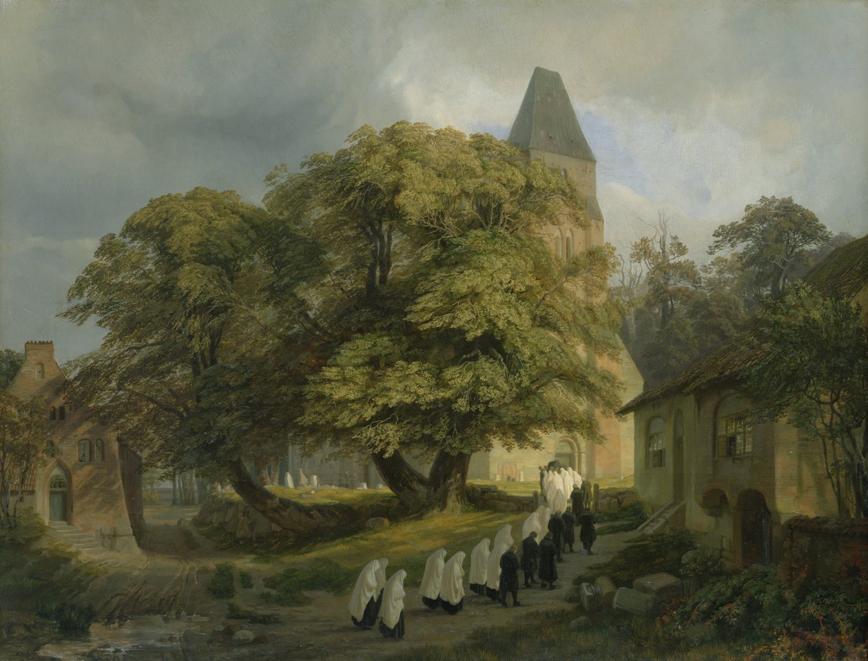Cimitero di Elstorf, vicino ad Amburgo, 1837 da Jacob Gensler